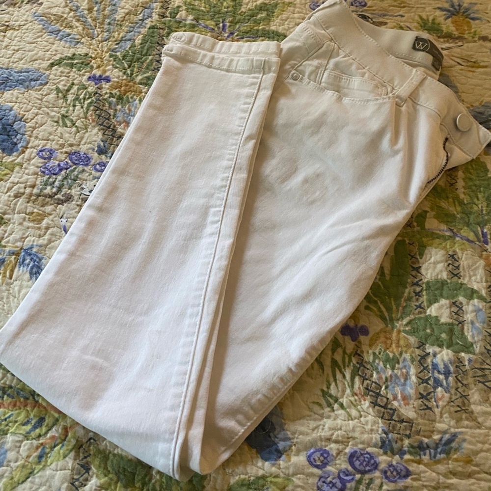 Wit & Wisdom White Denim Jeans